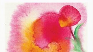 Frühlingsblüten in leuchtenden warmen Farben – poetisches Motiv für Verbindung und einen liebevollen Gruß in der Kunst von Barbara Ossberger