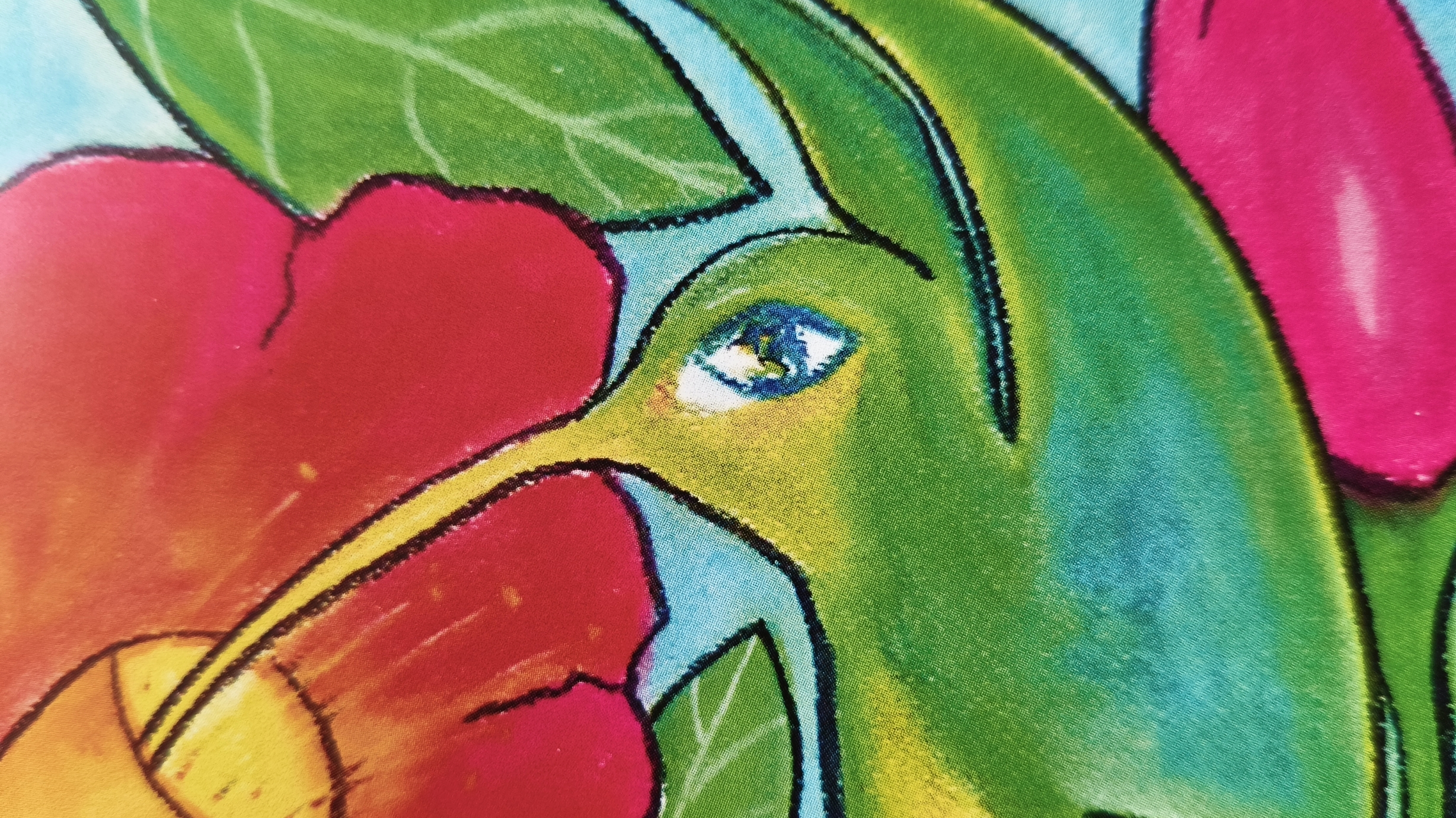 Farbenreiche Kolibri-Kunst voller lebendiger Farbpracht von Barbara Ossberger